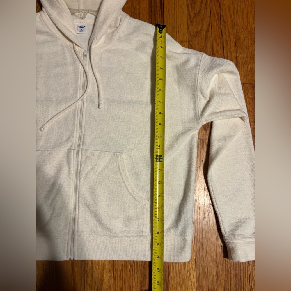 Old Navy Cream Zip-Up Hoodie - Picture 4 of 7